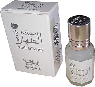 Musk Al Tahara Saudi Al Tahara Musk for Body Al Tahra Perfume White 5 ml Alcohol Free (1 bottle = 5 ml / 0.16 fl oz )