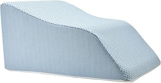 Lounge Doctor Elevating Leg Rest Pillow, Large, 18 in. Wide, Light Blue, Uniquely Designed Incline Wedge for Vein Circulation, Leg Swelling, Lymphedema, Leg and Back Pain, Relaxation