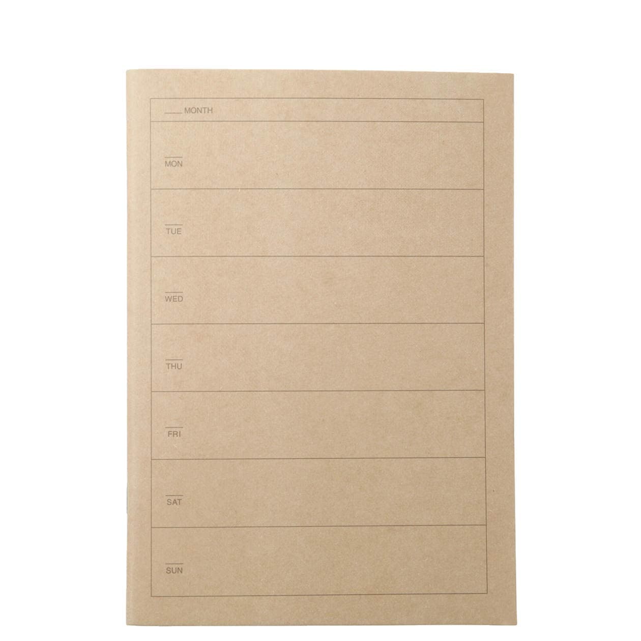 Undated Weekly Planner - A5 by MUJI