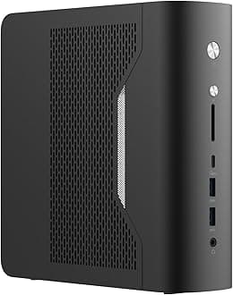 Mini PC Desktop, Desktop PC Pentium 12th Gen N100 (Up to 3.4GHz), 16GB RAM 512GB PCIe SSD 4K Triple Display, USB3.2 Type-C WiFi6 BT5.2, VESA, Compact and Light for Home Office Education