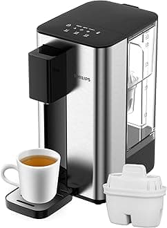 Philips Water Station, Hot & Ambient Filtered Water Dispenser, 2.2L Capacity, 3 Temperature Presets, 3 Volume presets, Boiling water on demand, Touch screen