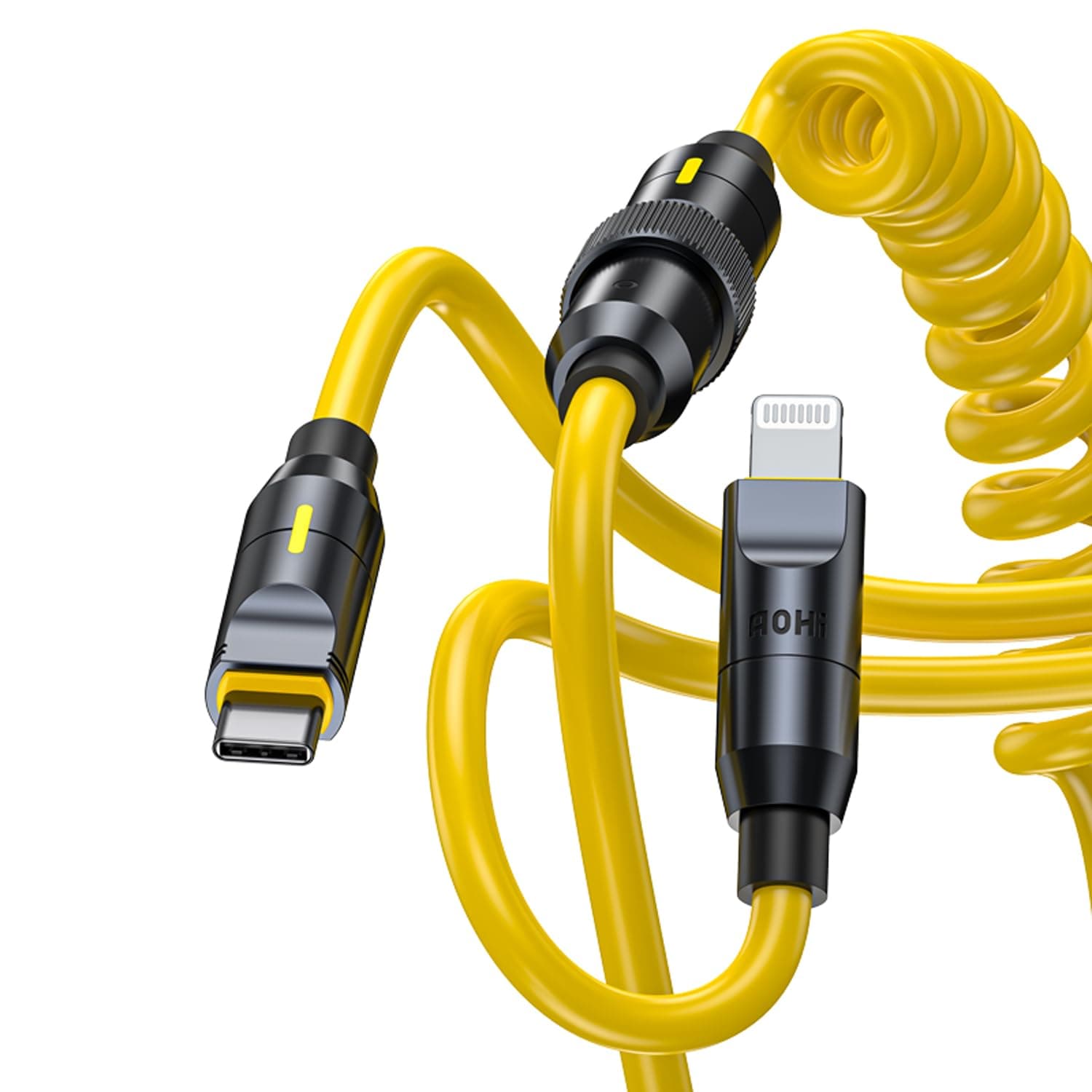 AOHI Lightning & USB C Cable Set, 240W 8 in 1 USB C to USB C Cable and MFi Certified Lightning Cable Set, PD3.1 Type C Fast Charging Cable Cord Compatible with iPhone 15, MacBook, iPad Pro, Galaxy