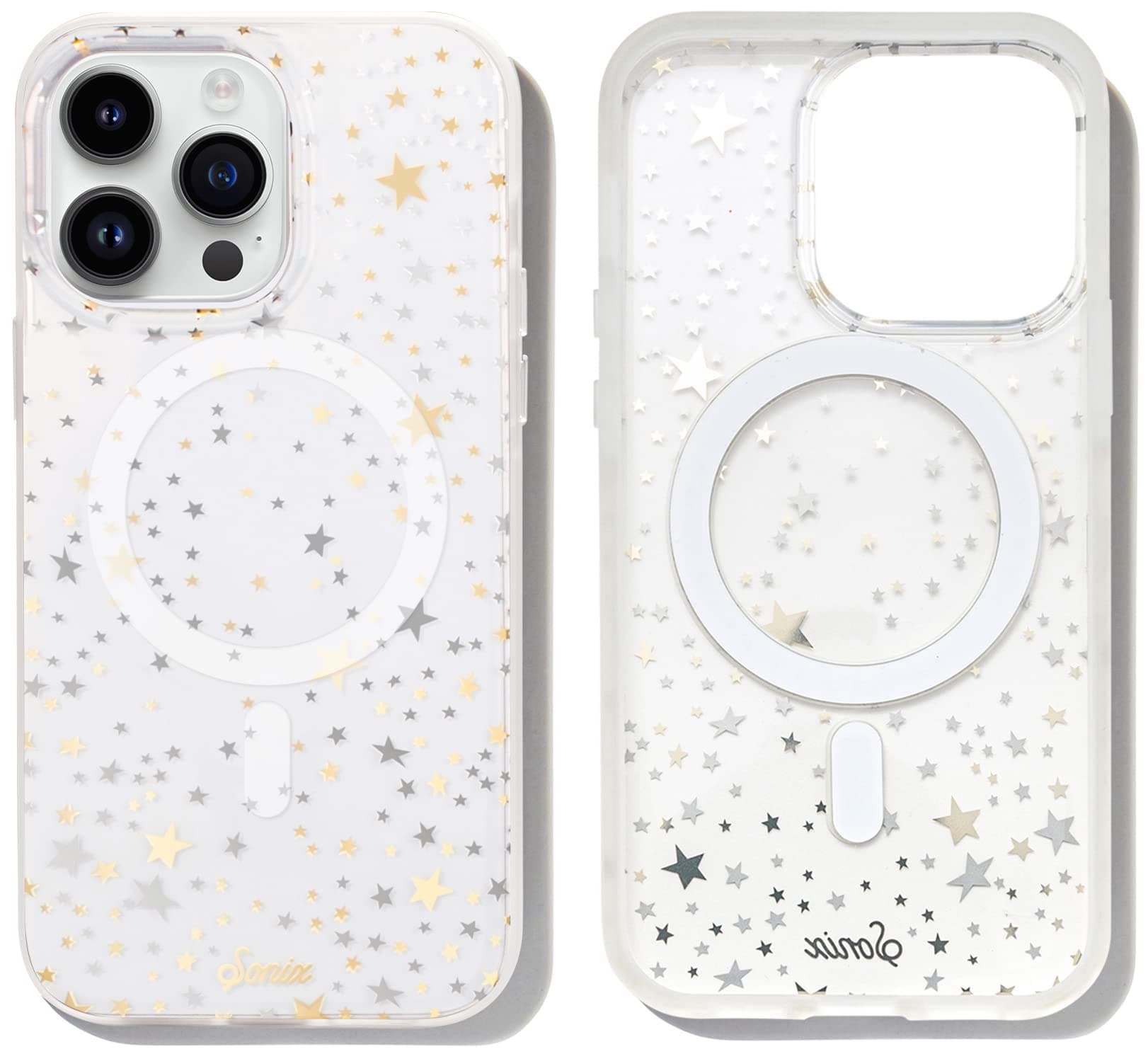 Sonix Case for iPhone 14 Pro | Compatible with MagSafe | 10ft Drop Tested | Clear Starry Night