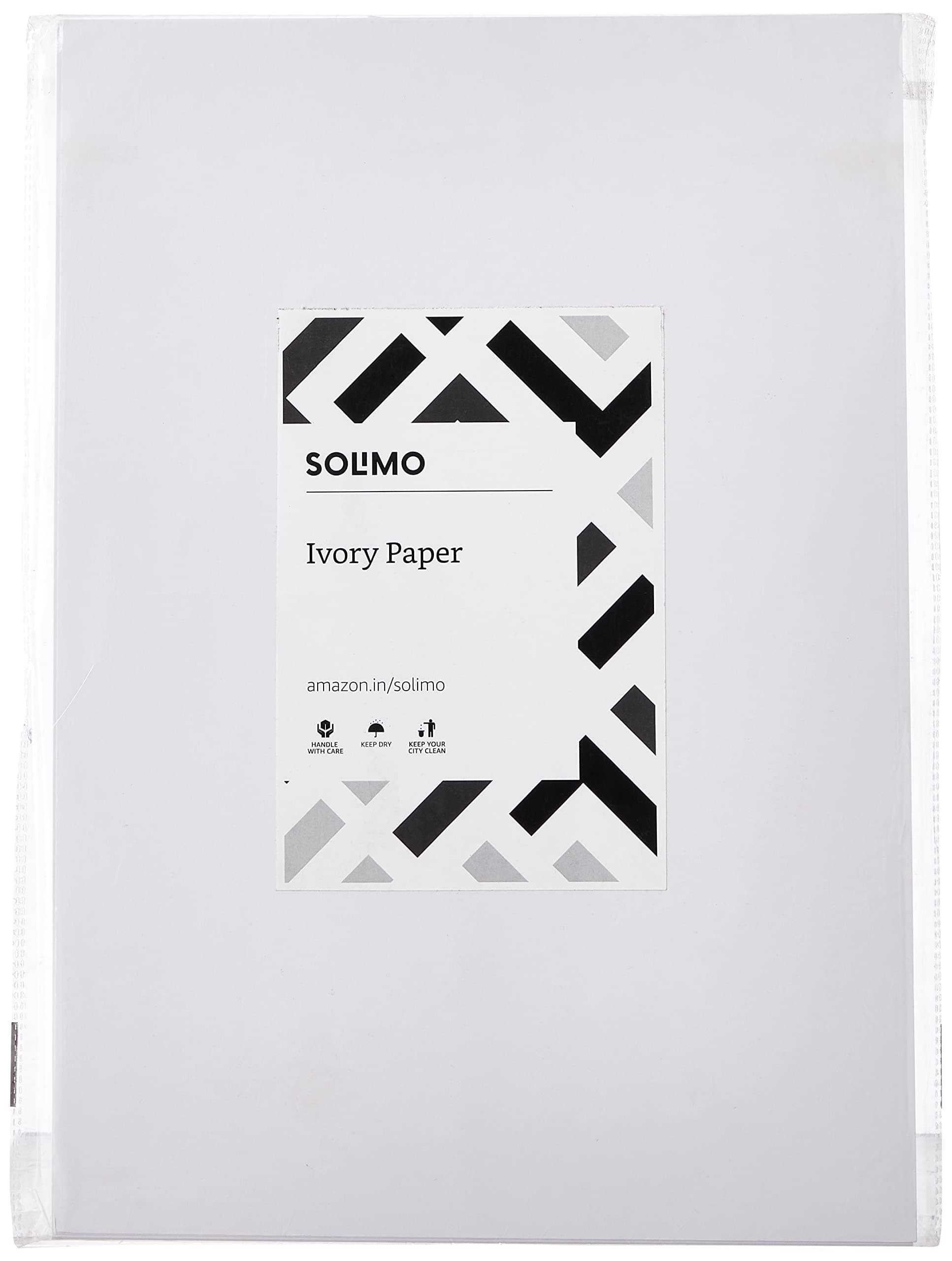 Amazon Brand - Solimo Ivory Paper Sheet, A3 Size, 210 GSM, 25 Sheets Per Pack, Watercolour