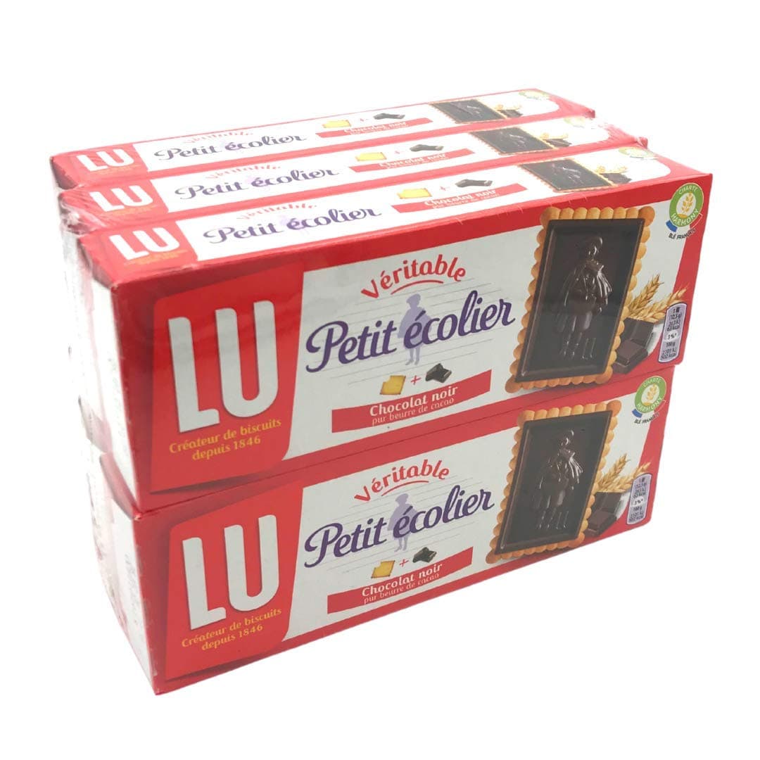 Lu Petit Ecolier Dark Chocolate Biscuits 150g x 6