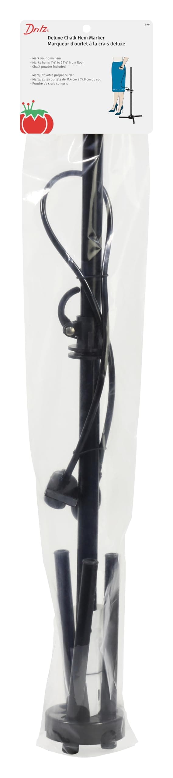 Dritz Deluxe Chalk Hem Marker, Black