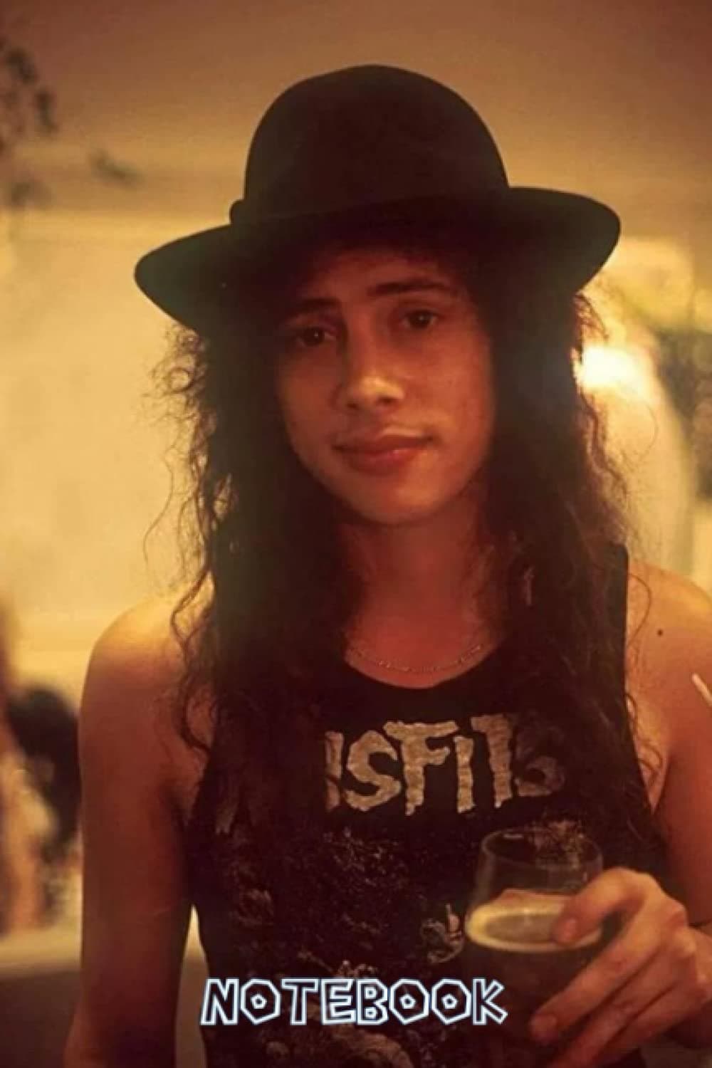 Notebook : Kirk Hammett Rock Band Lines Notebook Tracking Planner With Beautiful Cover For Fans | Thankgiving Notebook #976