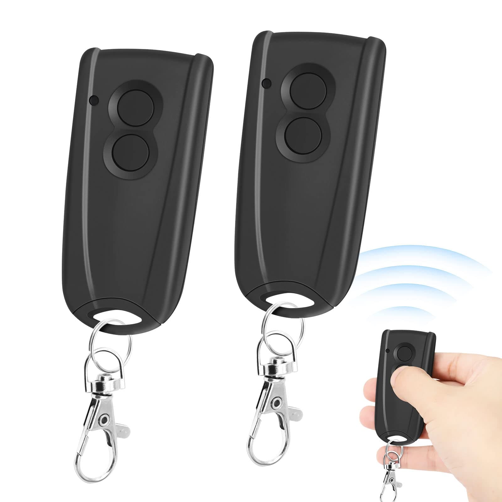 Garage Door Opener Remote Control for EcoStar Handheld Transmitter RSC2-433 RSE2-433, Compatible with Hörmann Garage Door Operator Liftronic 500/700/800, Portronic D2500/D5000/S4000, Pack of 3