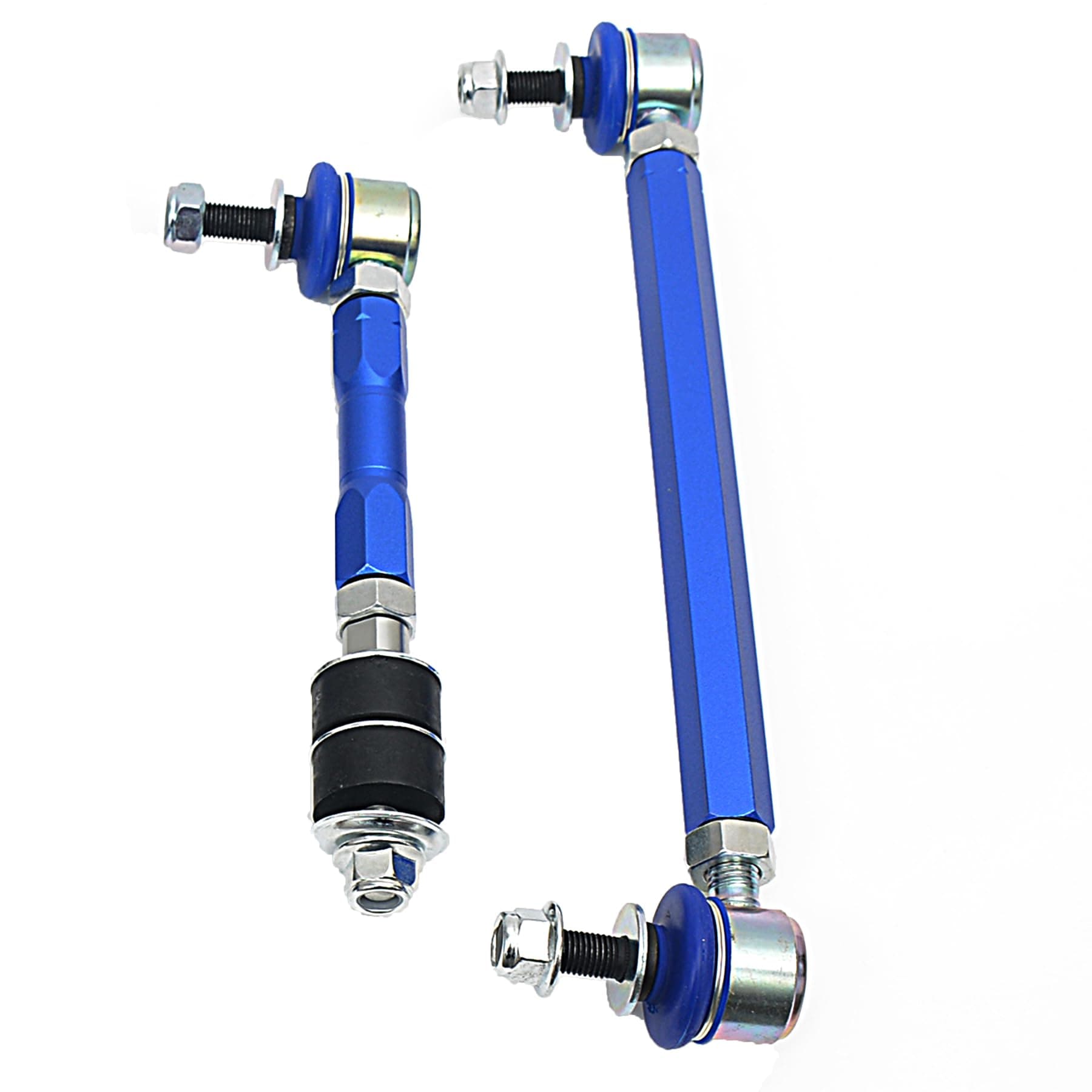 Front Adjustable Anti-Roll Sway Bar Link Kits for Nissan Patrol GR GU Y60 Y61 1997-2010,Suspension Stabilizer Sway Bar Links (Front)