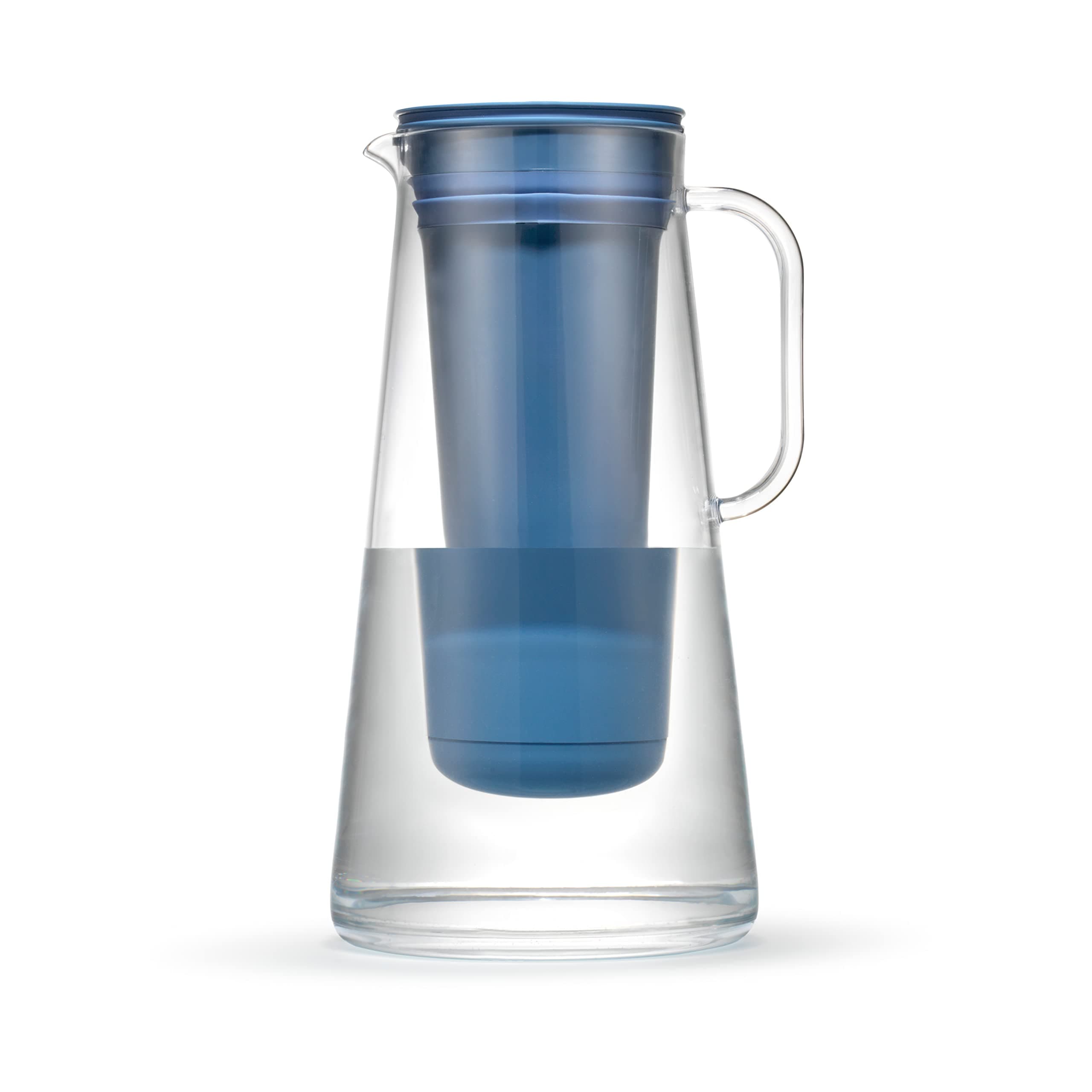 Home Pitcher BPA Free Plastic 7 Cup Stormy Blue