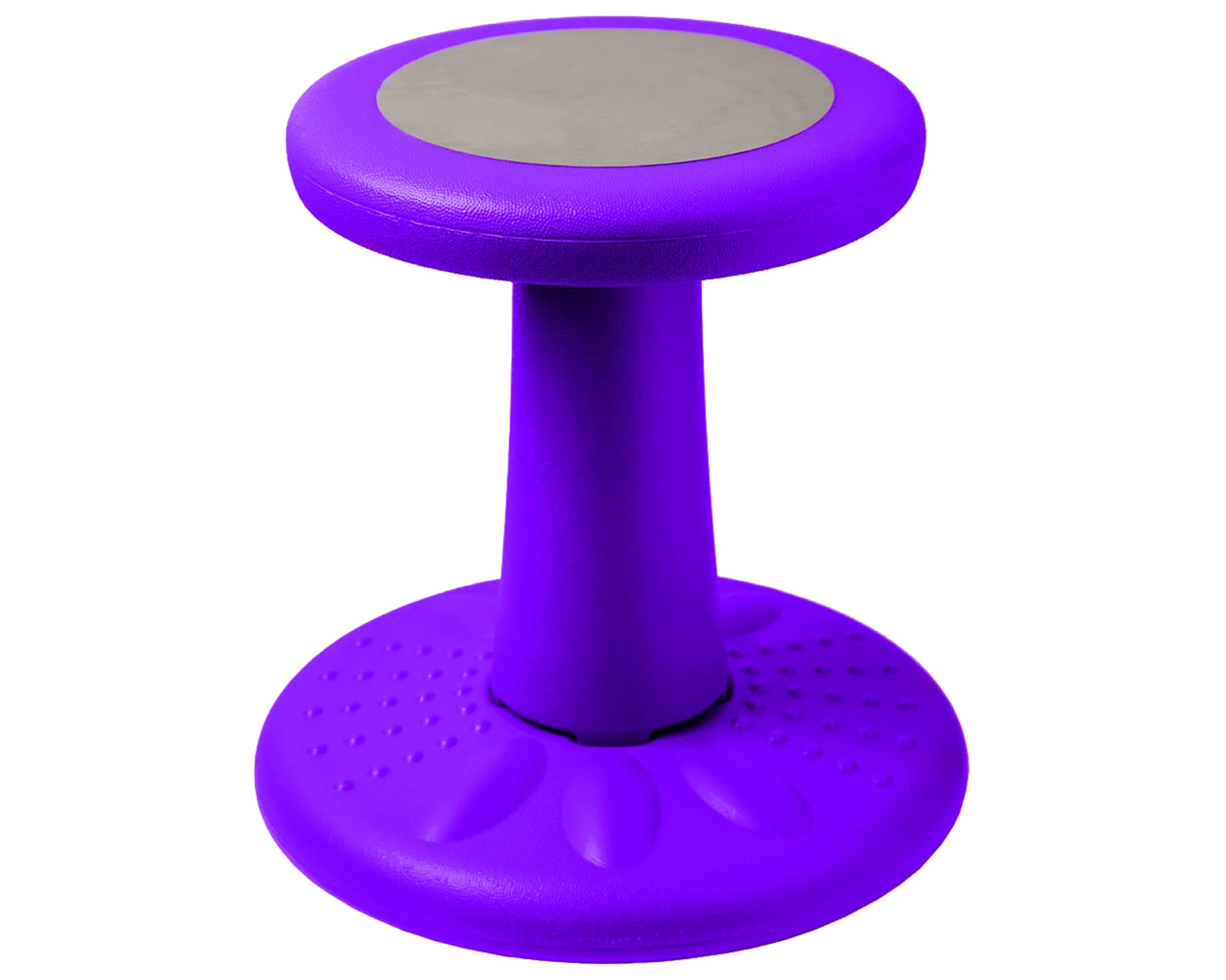 Studico ActiveChairs - Kids Wobble Stool - Flexible Classroom Seating, Improves Focus, 14" Purple