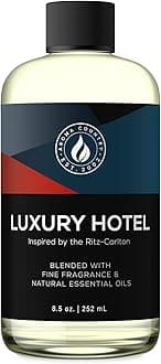 Aroma Country Luxury Hotel Diffuser Oil - Scent for Diffuser & Air Fresheners - Essential Oil Diffuser Refill, Home Fragrance Collection with Gardenia & Amber (8.5 Fl. Oz)