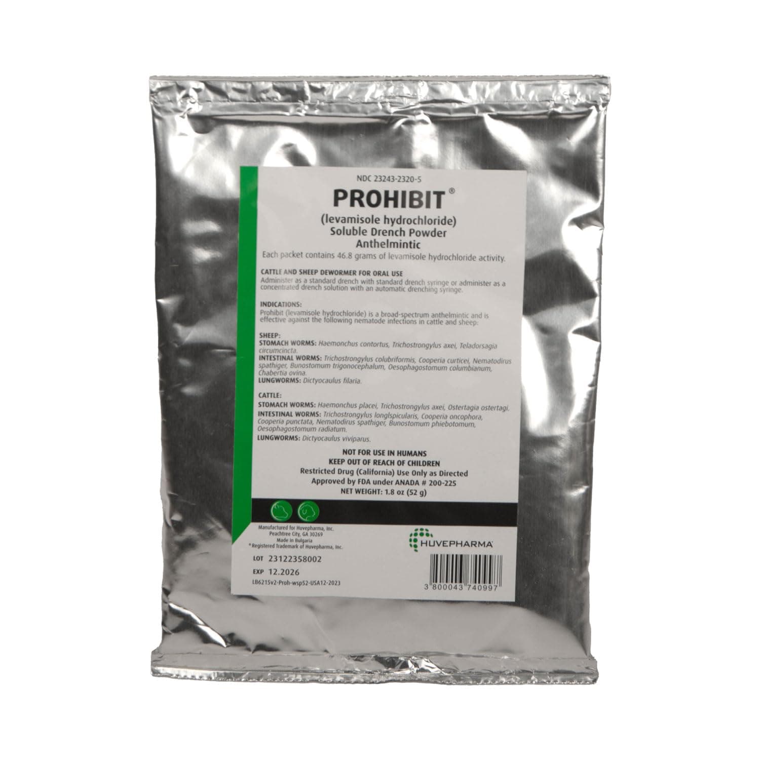 Agrilabs Prohibit Soluble Drench Powder - 50ml