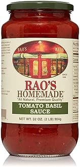 RAOS Tomato Basil Pasta Sauce, 32 OZ, 6PK