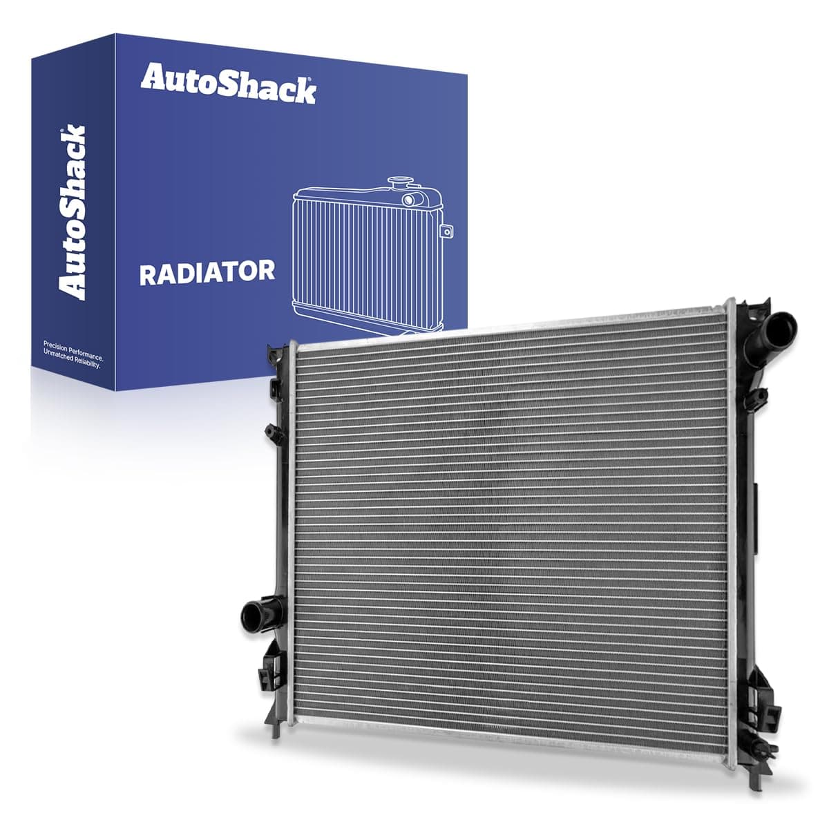 AutoShack Radiator 18.38" (466.9 mm) Core Replacement for 2009-2017 Dodge Charger 2009-2023 Dodge Challenger 2009-2023 Chrysler 300 1-PC