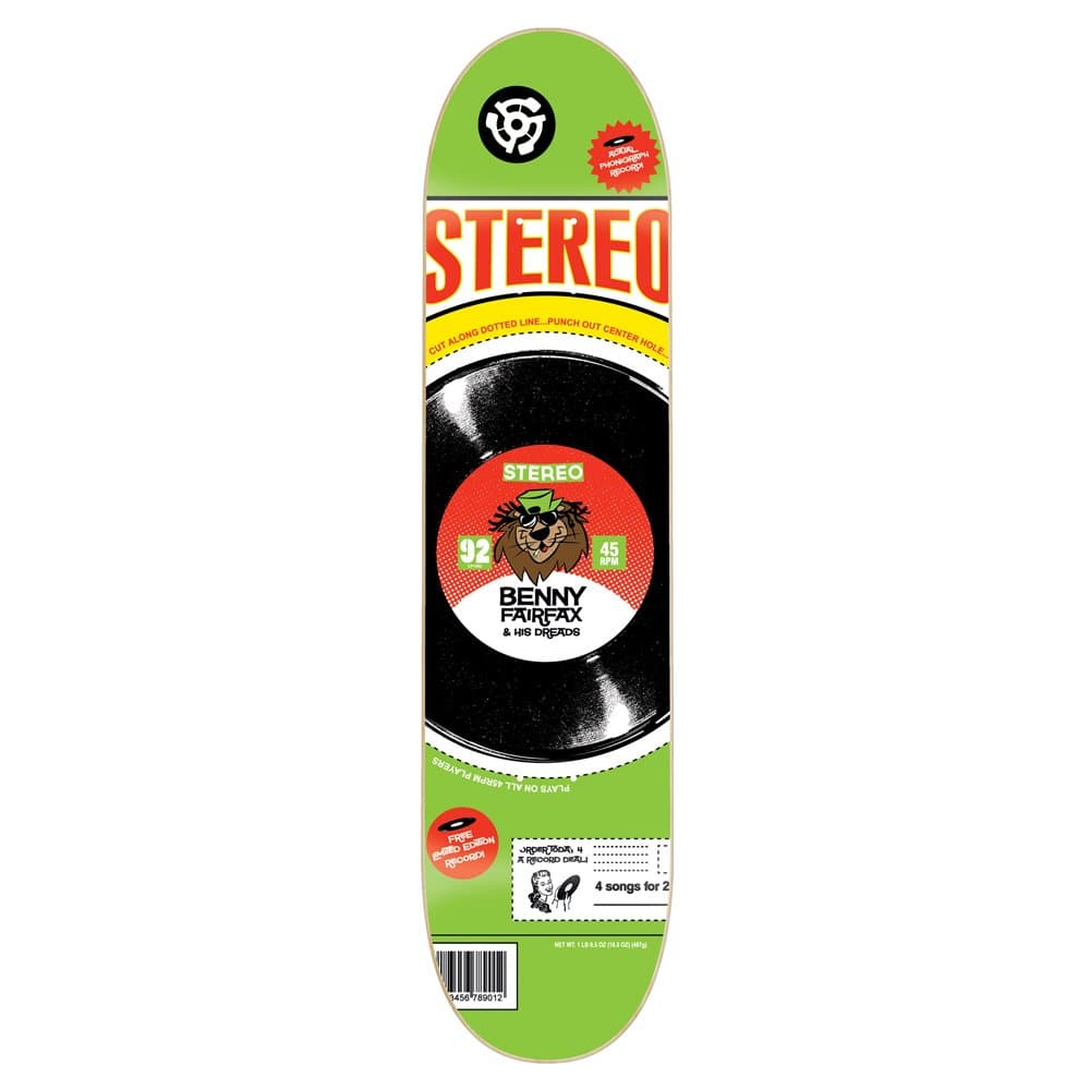 Stereo Skateboards Cereal Box Fairfax Skateboard Deck
