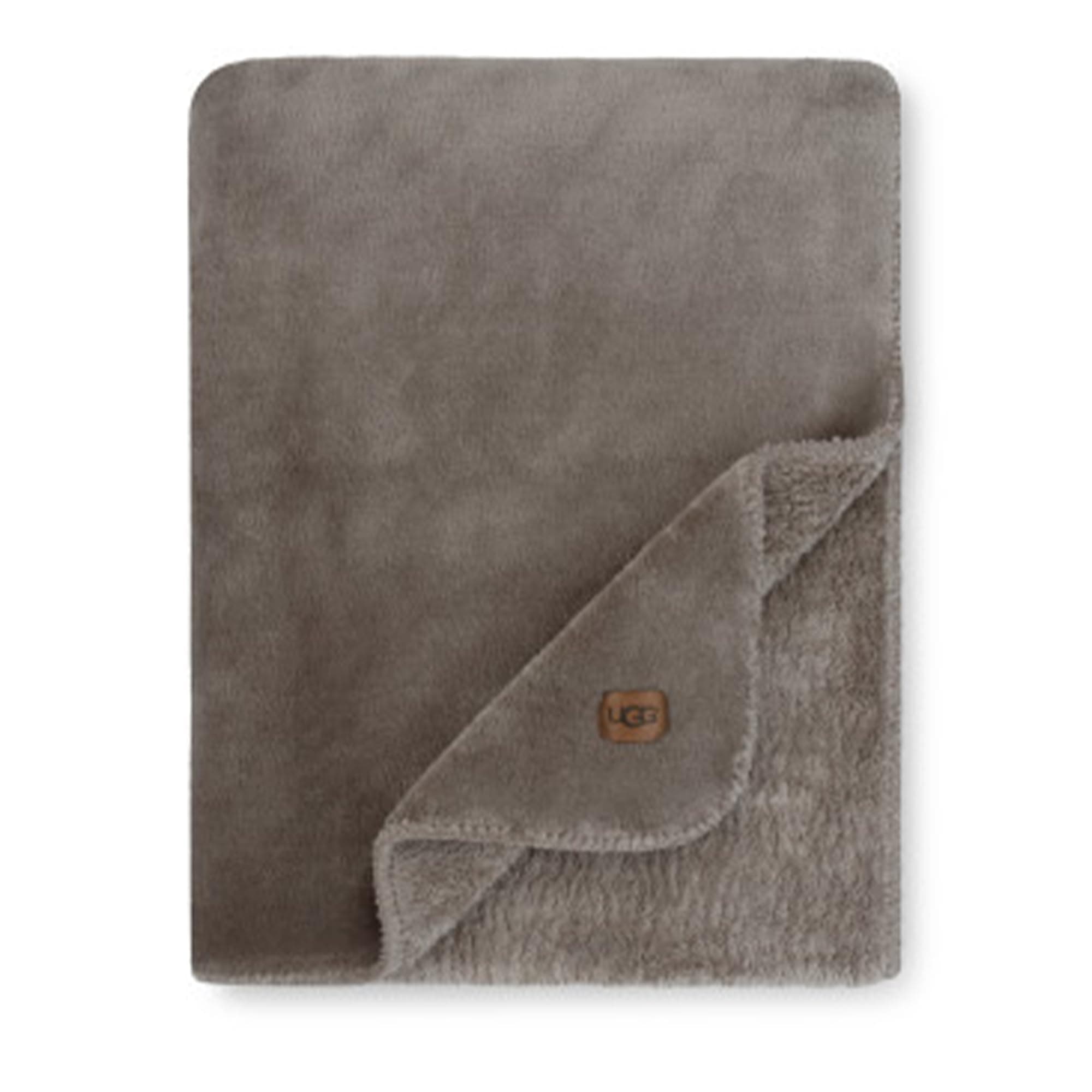 UGG Whitecap Plush Flannel - Oversized Throw Blanket, Light Fawn