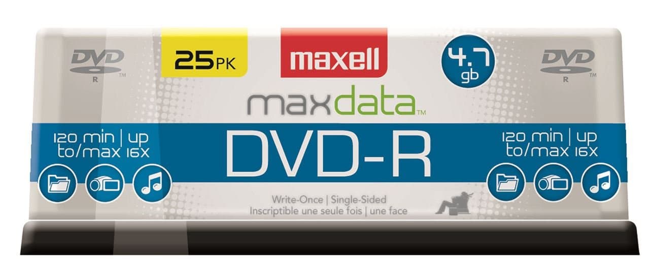 Dvd-R 4.7gb 25 Pack Spindle