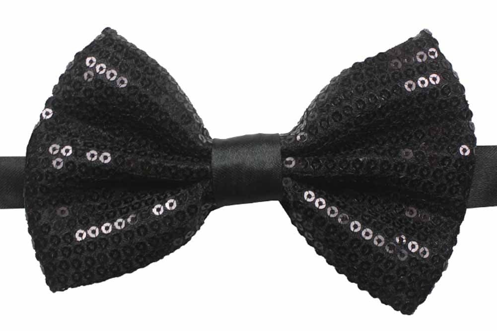 Novelty Mens Adjustable Tuxedo Bowtie Adjustable Elastic Strap Bowtie