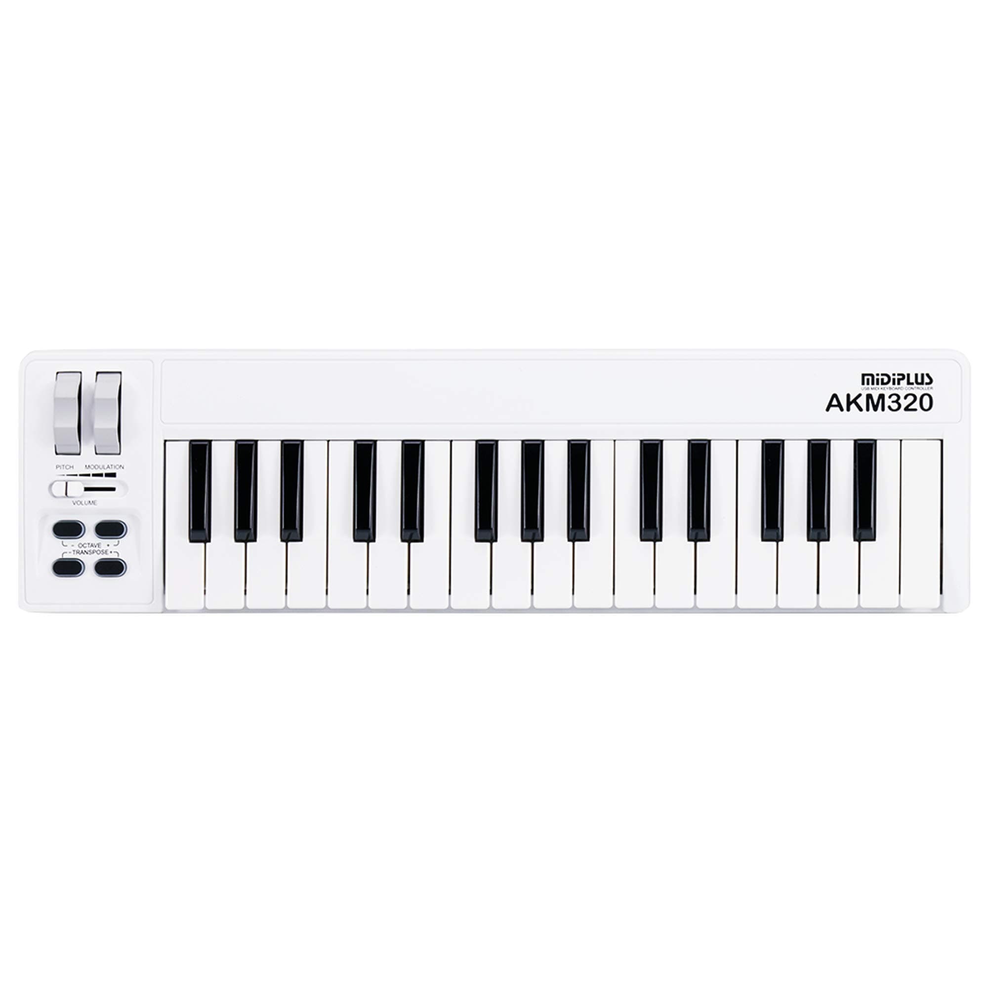 AKM320 32 key MIDI Keyboard Controller, white
