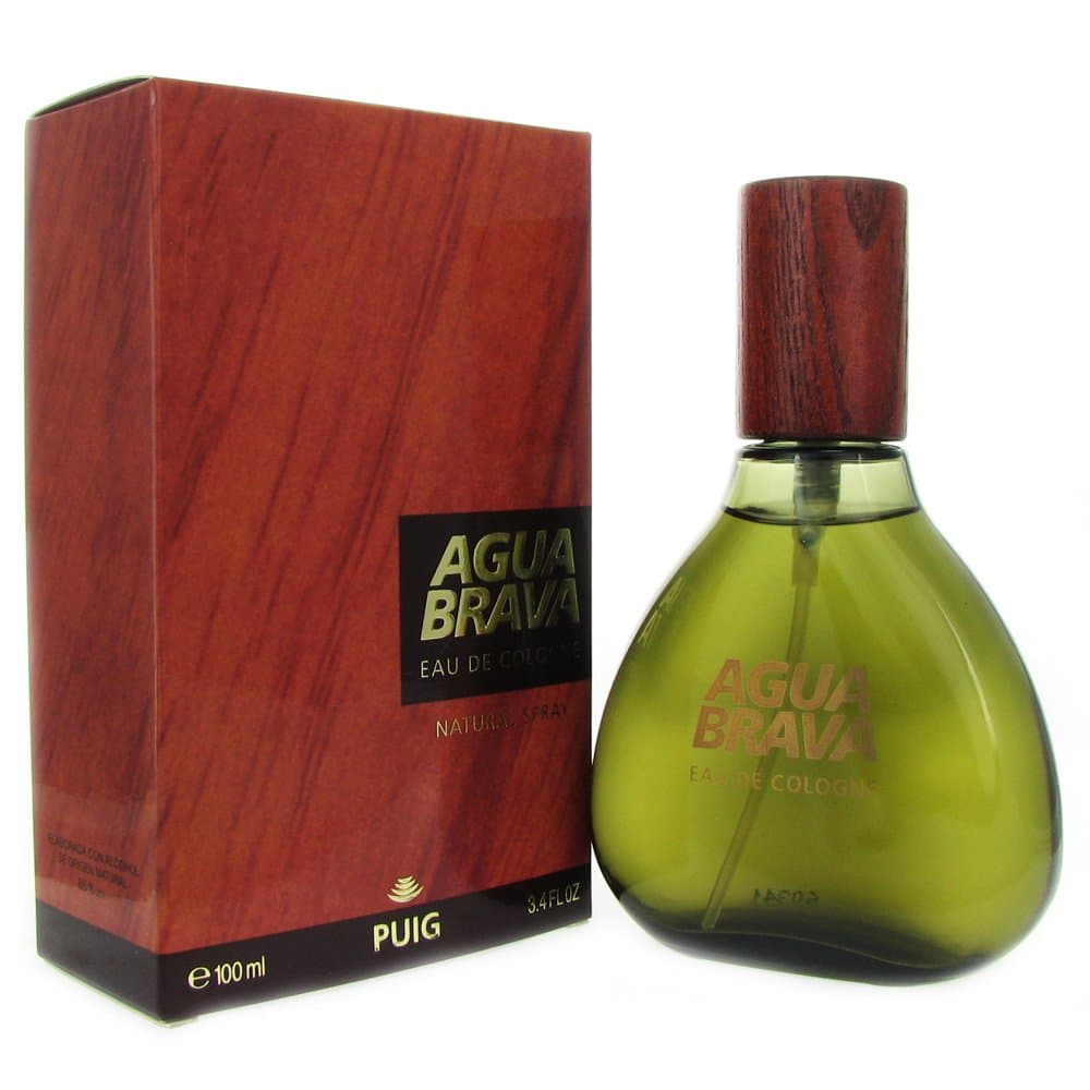 Agua Brava Eau de Cologne Spray for Men, 3.4 Ounce