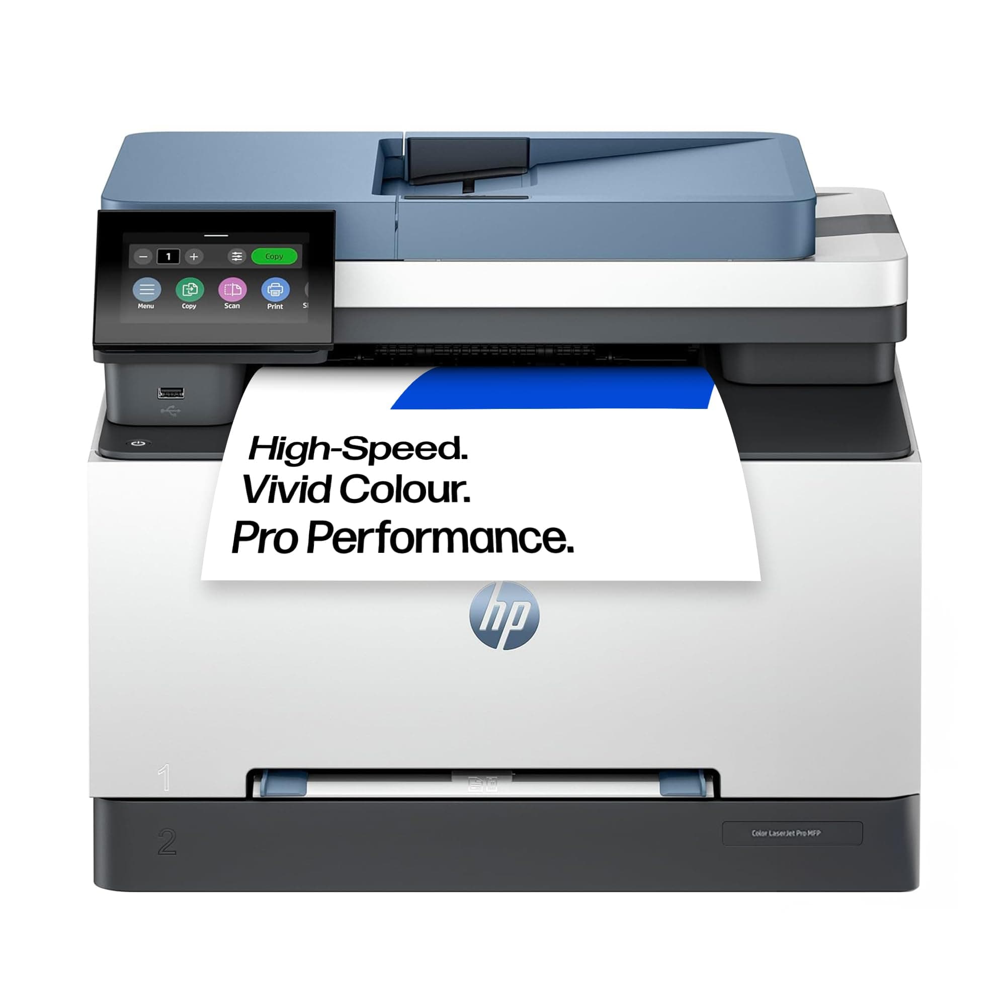 HP LaserJet Pro MFP 3302fdw Laser Printer | Colour | Printer for Small Medium Business | Print, Scan, Copy, Fax | Automatic document feeder | 2-Sided Printing | Wireless | Front USB port | Touchscreen