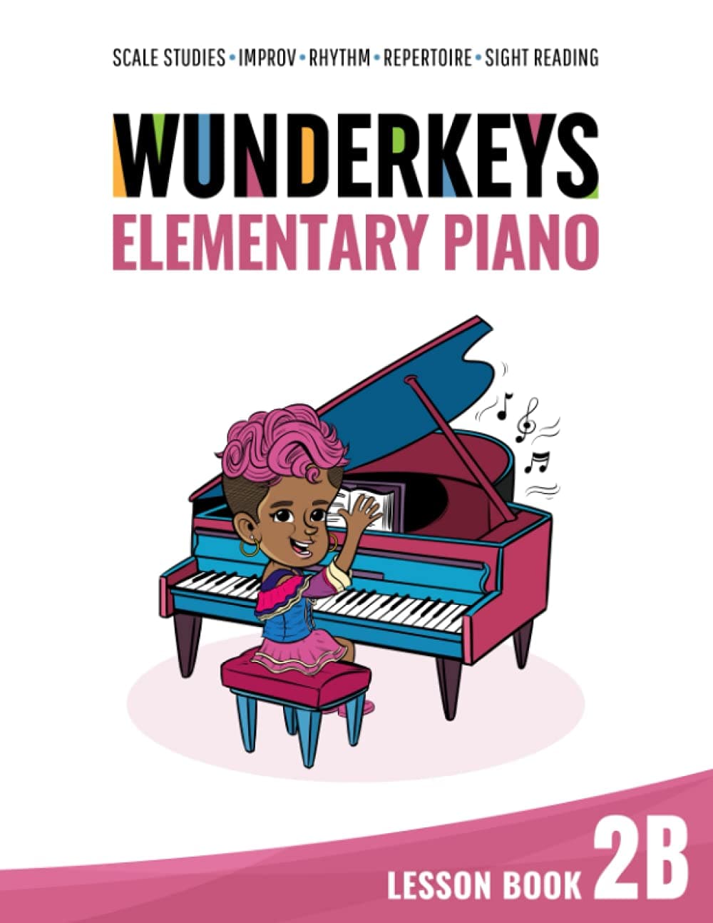Andrea DowWunderKeys Elementary Piano Lesson Book 2B