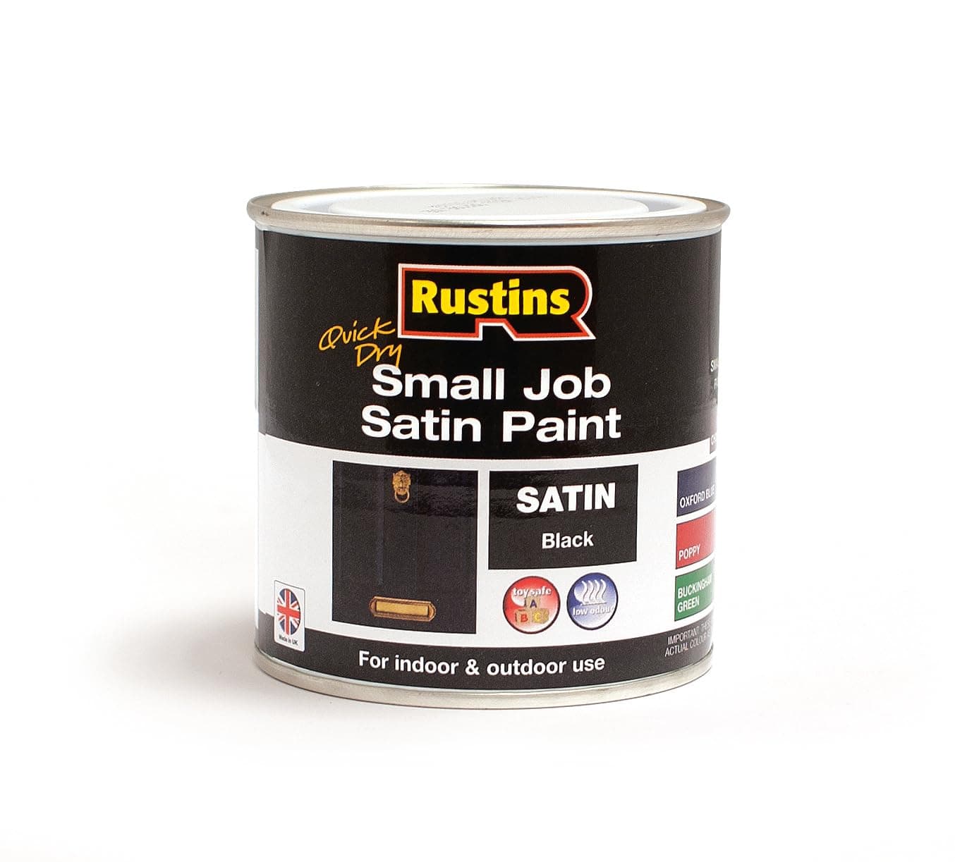 Small Job Satin Paint Black 250ml