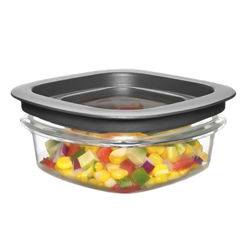 Premier Food Storage Container, 1.25 Cup, Grey (Pack of 4)