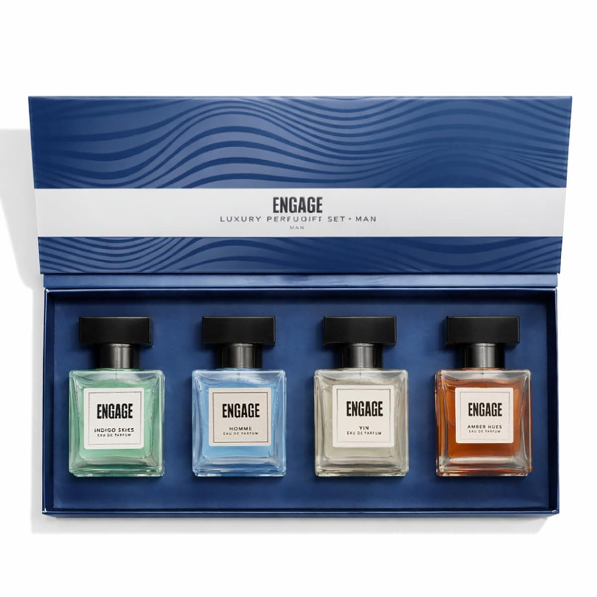 Luxury Perfume Gift Pack for Men, Travel Sized, Assorted Pack, 100ml (25ml X 4), Ideal Birthday Gift
