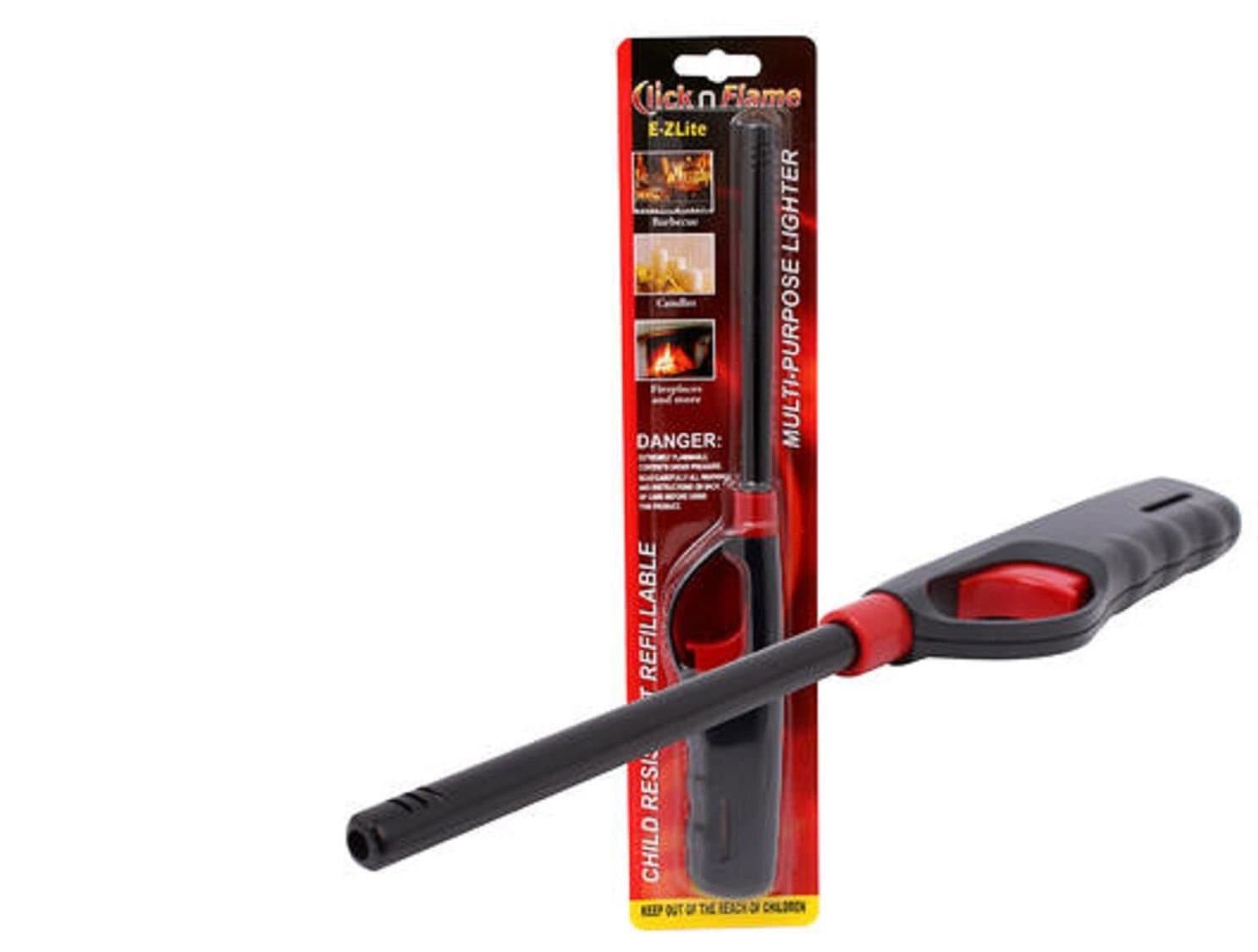 Diamond Visions Click N Flame Barbeque Lighter Large Carded