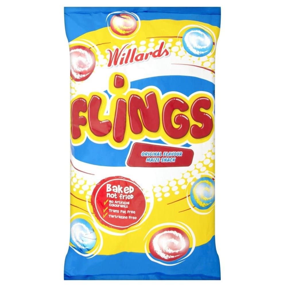 Willards Flings Maize Snacks (150g) - Pack of 2