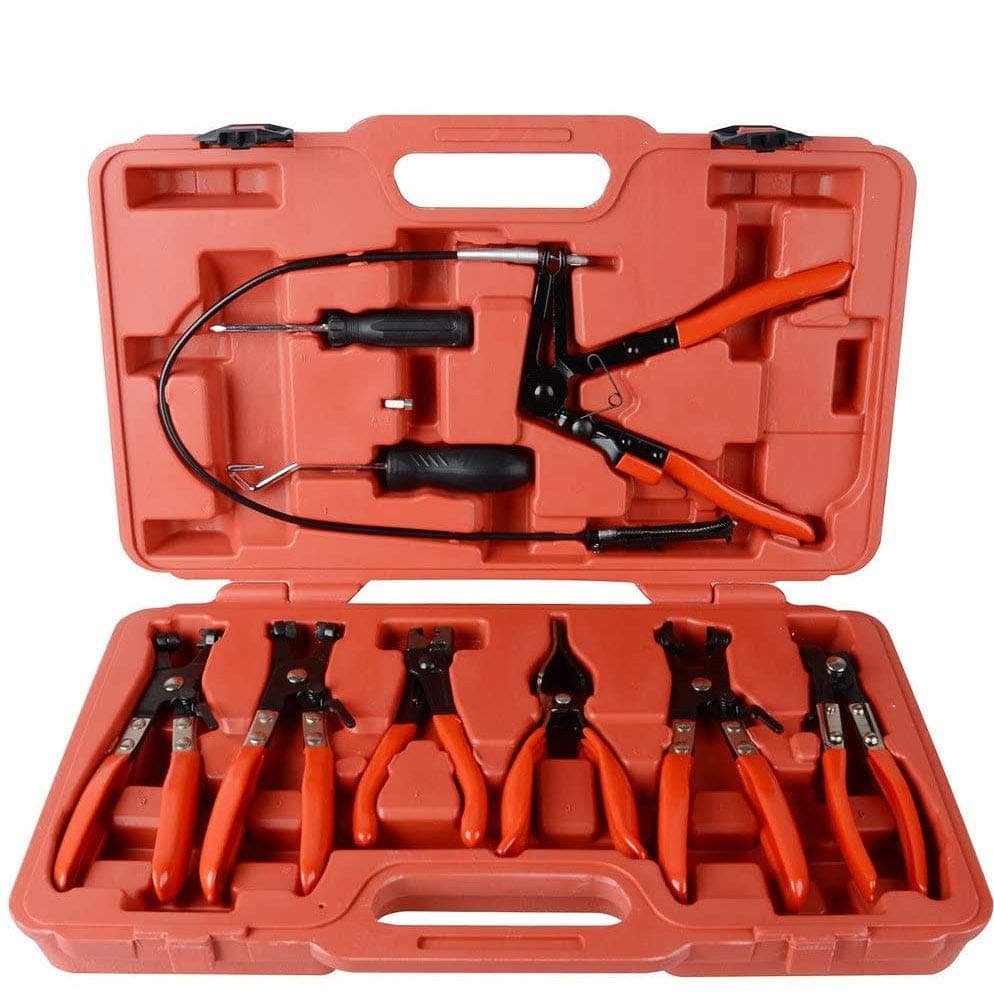 DP Design® Kit Set 9 Pliers for Disassembling Ties Clamps Hose Pipe Sleeves