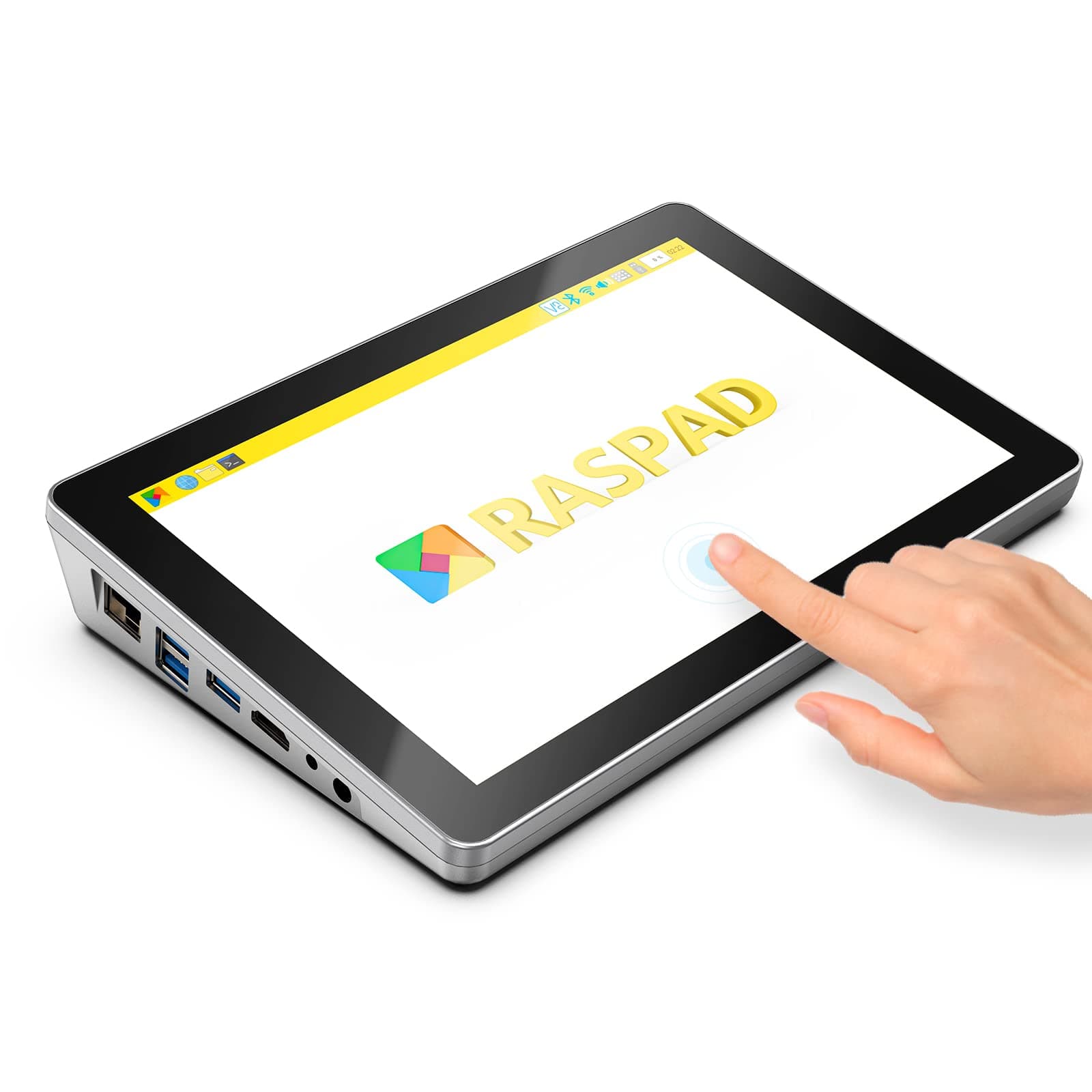SunFounder RasPad 3.0 - an All-in-One Raspberry Pi 4B Tablet with 10.1" Touchscreen and Built-in Battery for IoT, Programming, Gaming, and 3D Printing Projects