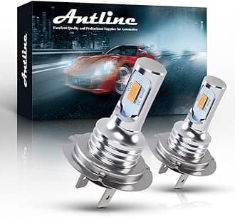 Antline Super Bright H7 H7LL LED Bulb Golden Yellow Version 3570 CSP-Chips LED Fog Lights DRL Replacement (Pack of 2)