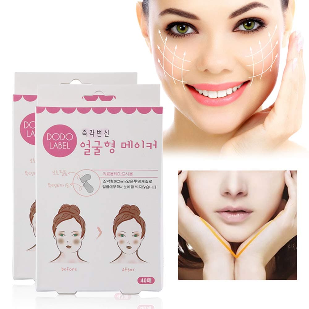 Face Lift V Sticker Makeup Face Chin Lift Tools Thin Artifact Invisible Medical Tape 40pcs
