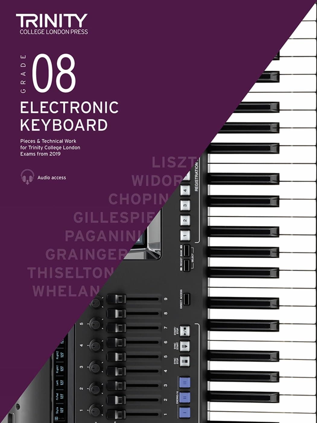 Trinity College London Electronic Keyboard Exam Pieces & Technical Work 2019-2022: Grade 8 Sheet music – Big Book, 4 October 2018