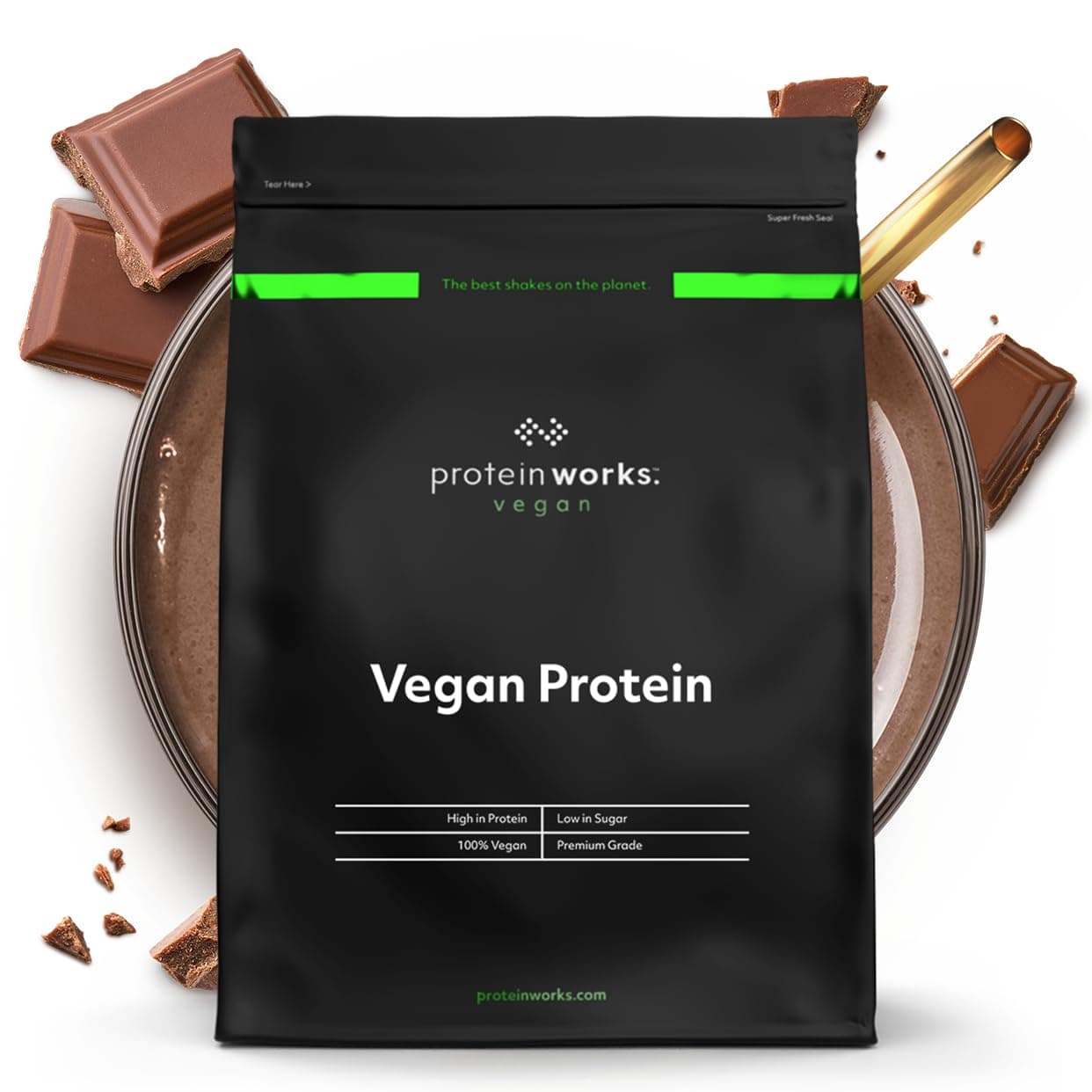 Vegan Protein (Chocolate Silk, 500 g)