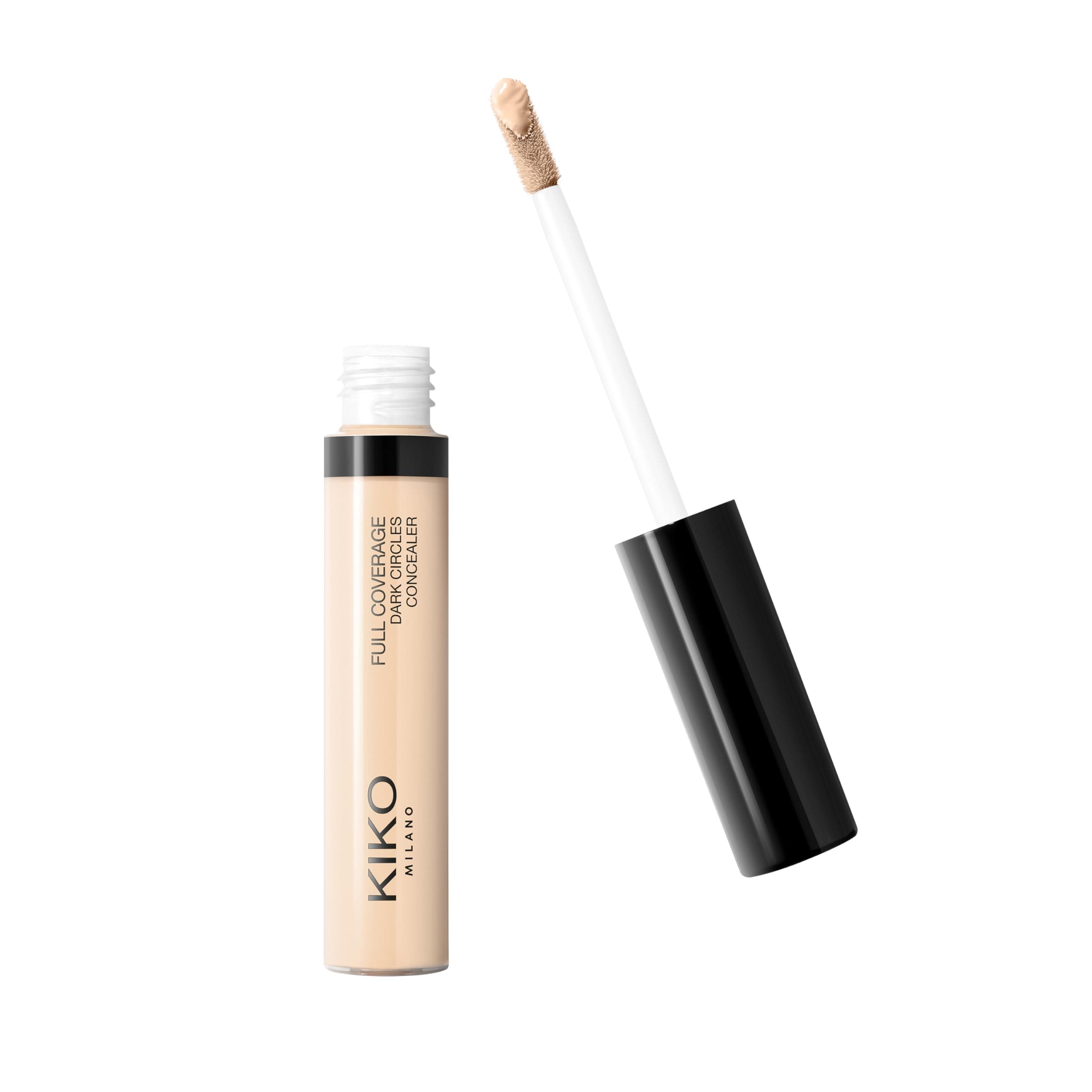 KIKO Milano Full Coverage Dark Circles Concealer 01 | High-Coverage Liquid Concealer For The Face And Eye Area