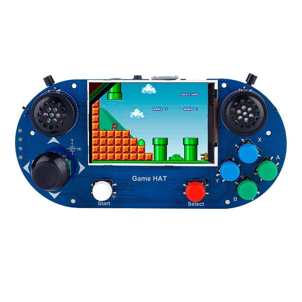 fosa Portable Handheld Raspberry Pi 3B+ Game Console 3.5-in LCD Display Classic Video Games Childhood Classic Game Console, Applicable to Raspberry Pi A+/B+/2B/3B/3B+ (only Board)