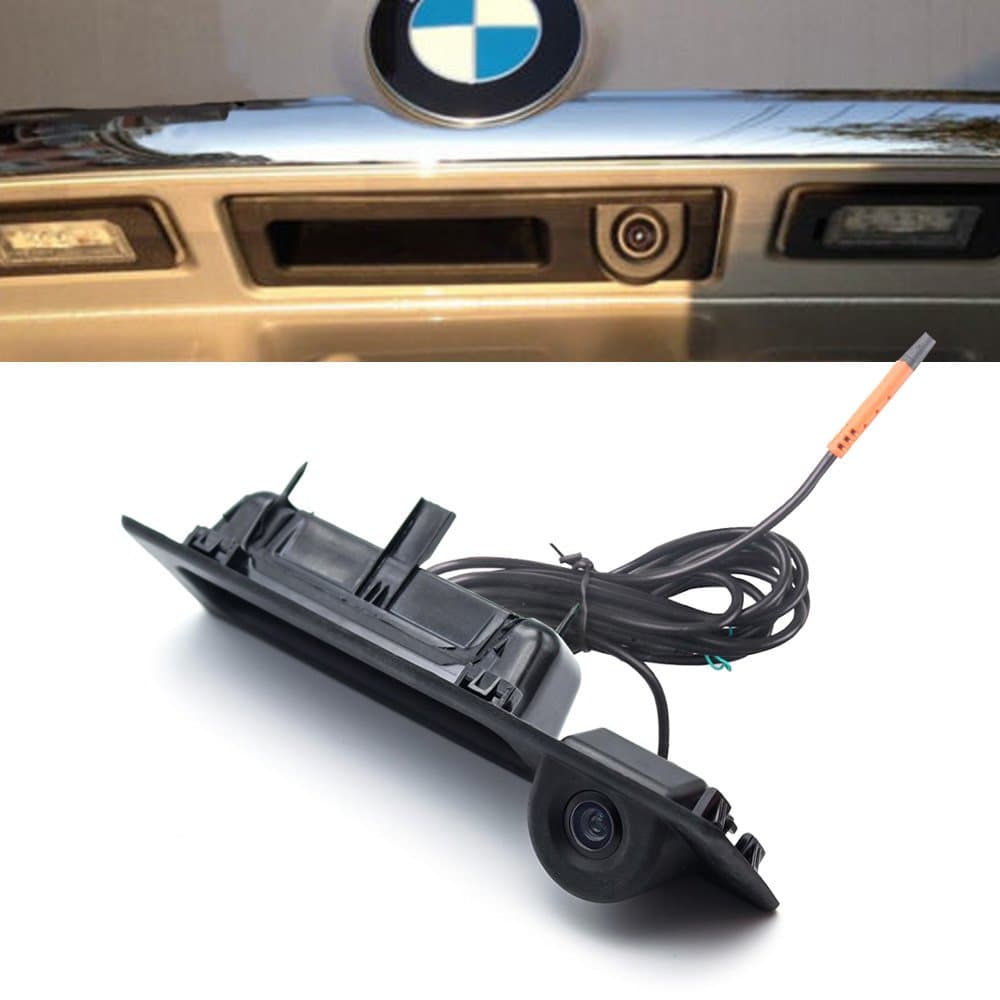LIEBMAYA 170° Car Trunk Handle Backup Camera for BMW 5 F10, 5 F11, 3 F30, X3 Series F25
