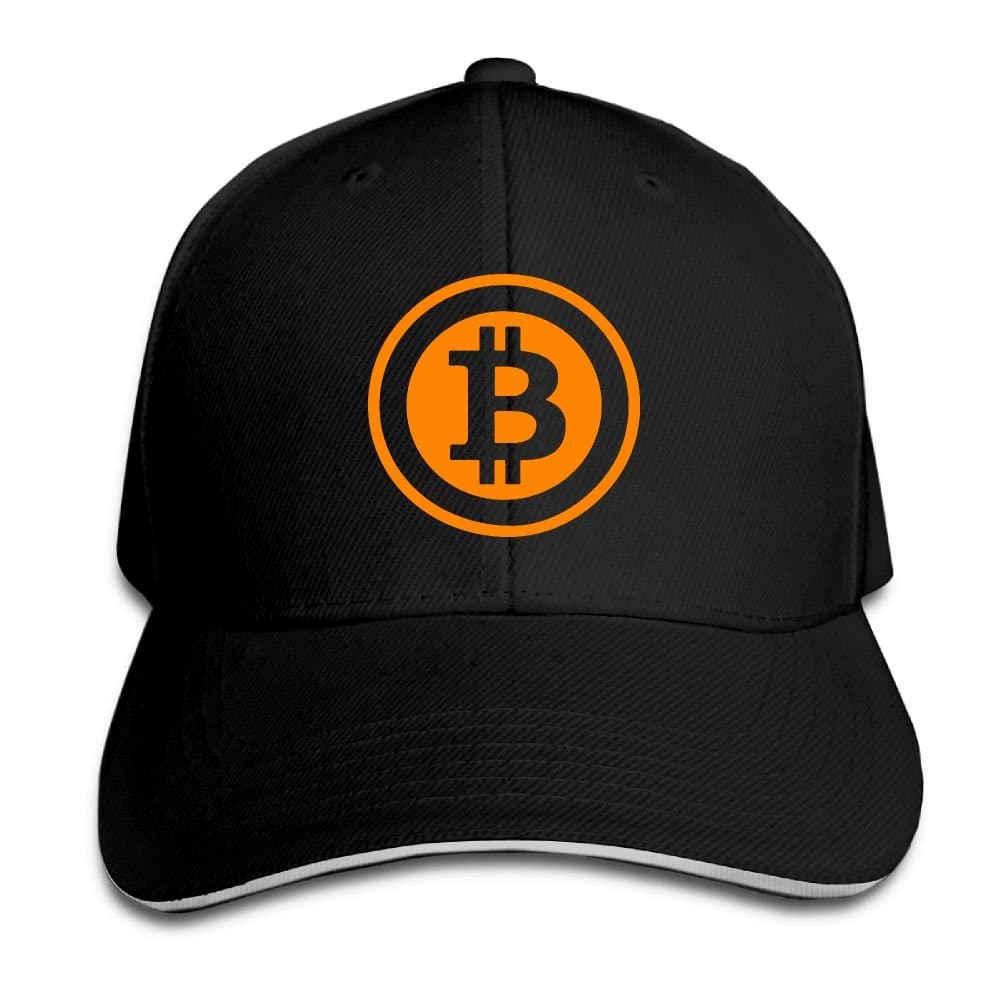 Unisex Adjustable Snapback Hat Solid Colors Golf Hat For Bitcoin Logo 2017