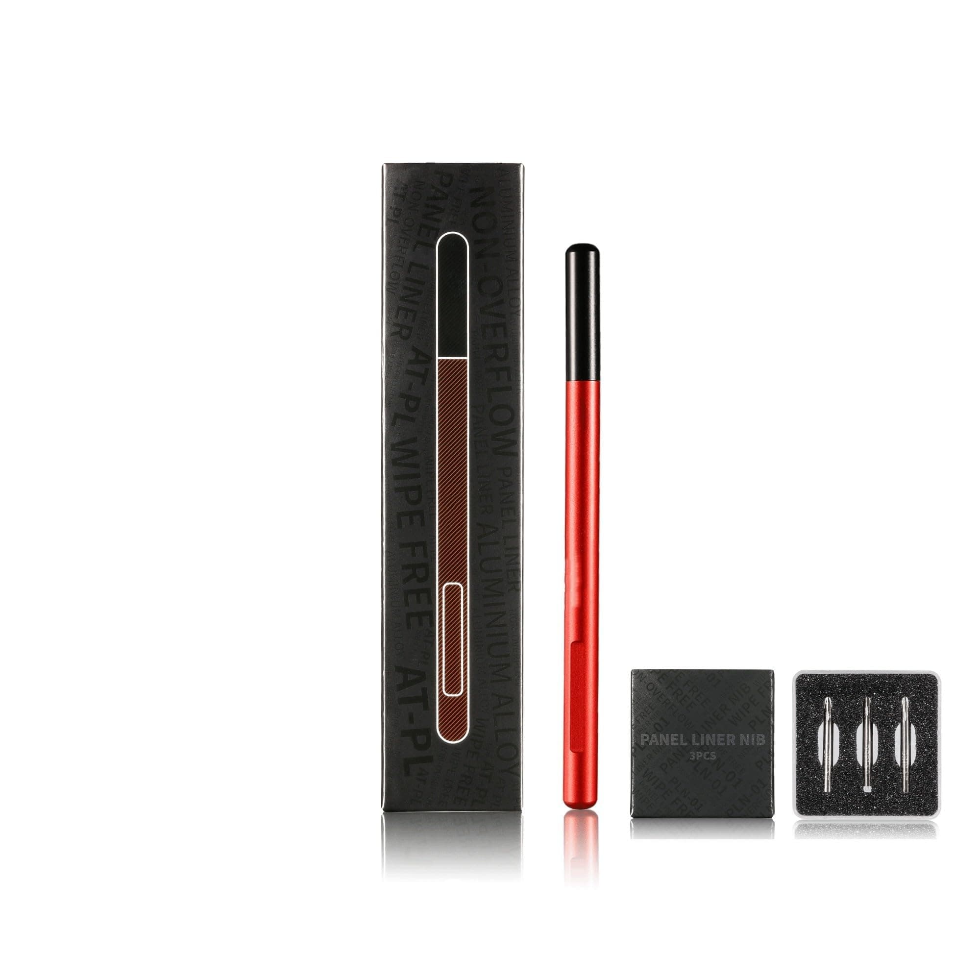 ANSAI Panel Line Pen With 3pcs Replacement Nibs,Permeated Line Painting Pen