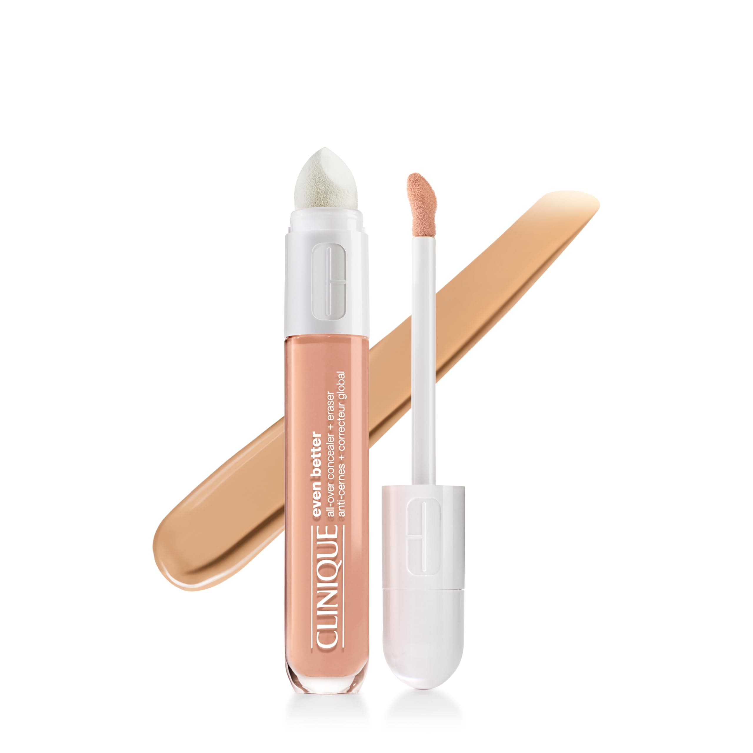 Even Better All-Over Full Coverage Concealer + Eraser Makeup For Dark Undereye Circles | With Hyaluronic Acid + Caffeine | Hydrating, Brightening + Depuffing