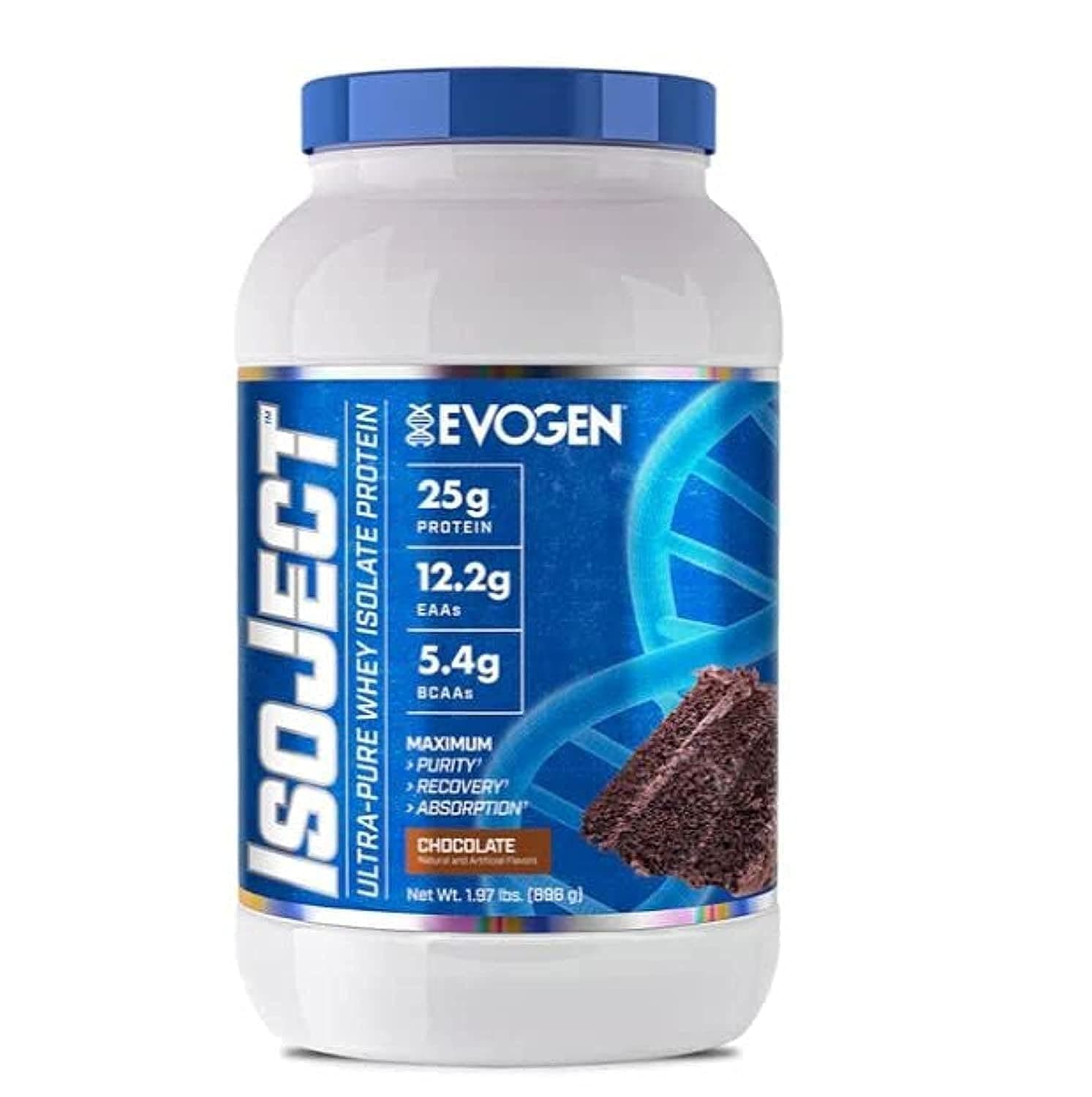 Evogen Isoject Ultra-Pure whey Isolate Protein 26 servings Chocolate 896g