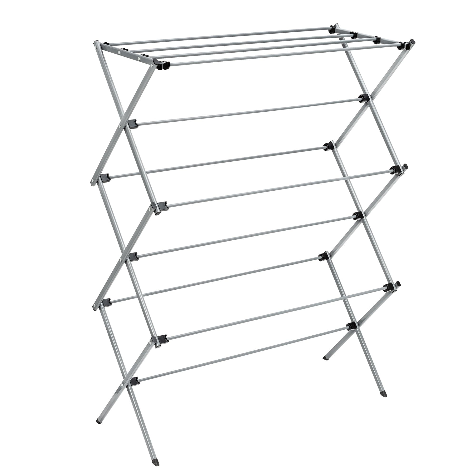 Honey Can Do Oversize Collapsible Clothes Drying Rack Stand DRY-09066 Silver, 50 lbs