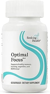 Seeking Health Dietary Supplement Optimal Focus - Multivitamin Supplement with B Vitamins, B12 and L-5MTHF - High Dose of Vitamins - for Memory, Cognitive Functions, Concentration - 90 Capsules