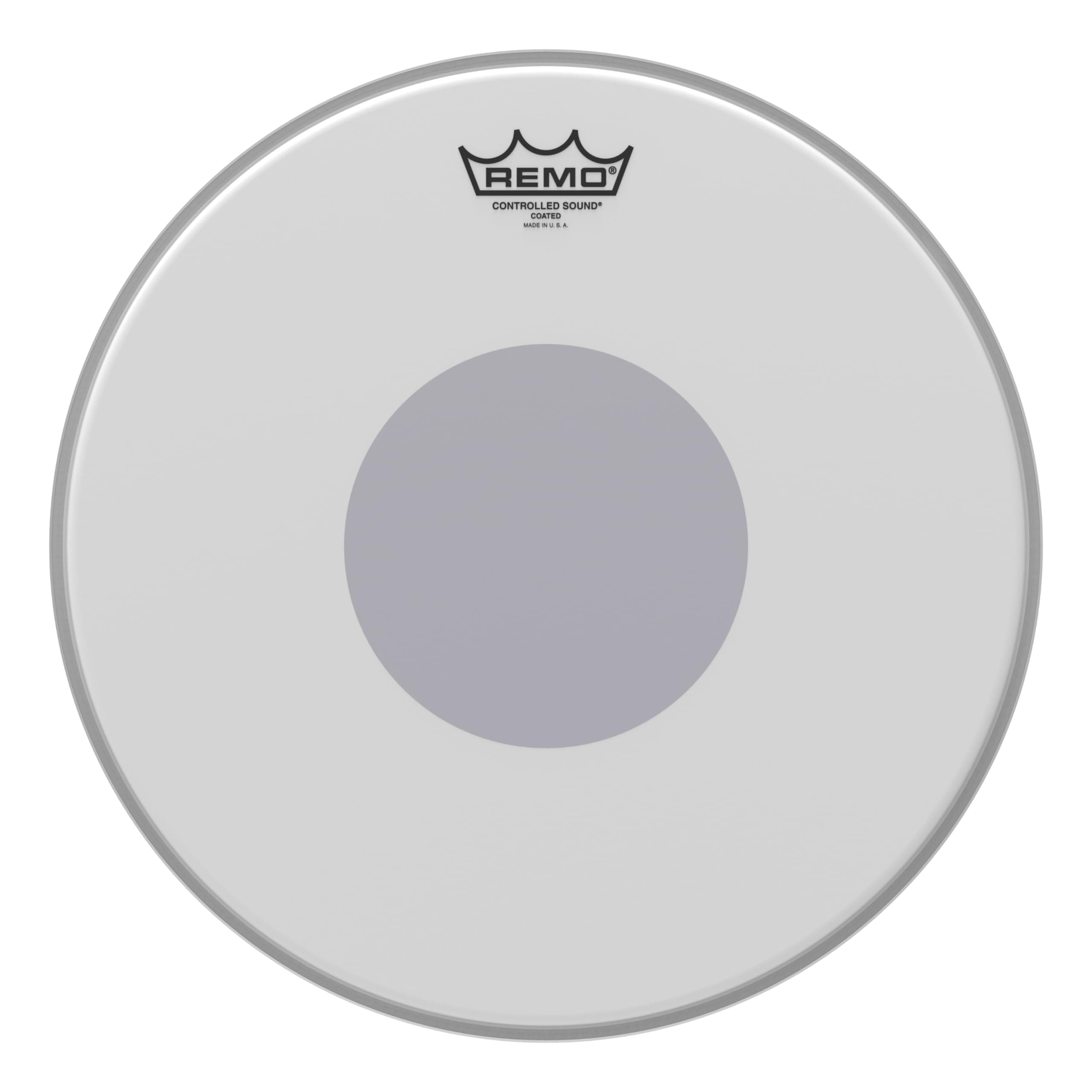 Controlled Sound Coated Drum Head with Reverse Black Dot - 14 Inch