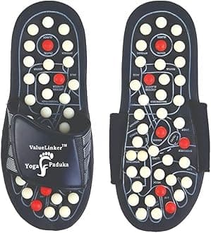Acupressure Foot Massager Slippers | Perfect Foot Massager | Reflexology Massage for Blood Circulation | Overall Body Pain & Stress Relief | For Men & Women | Size - 10