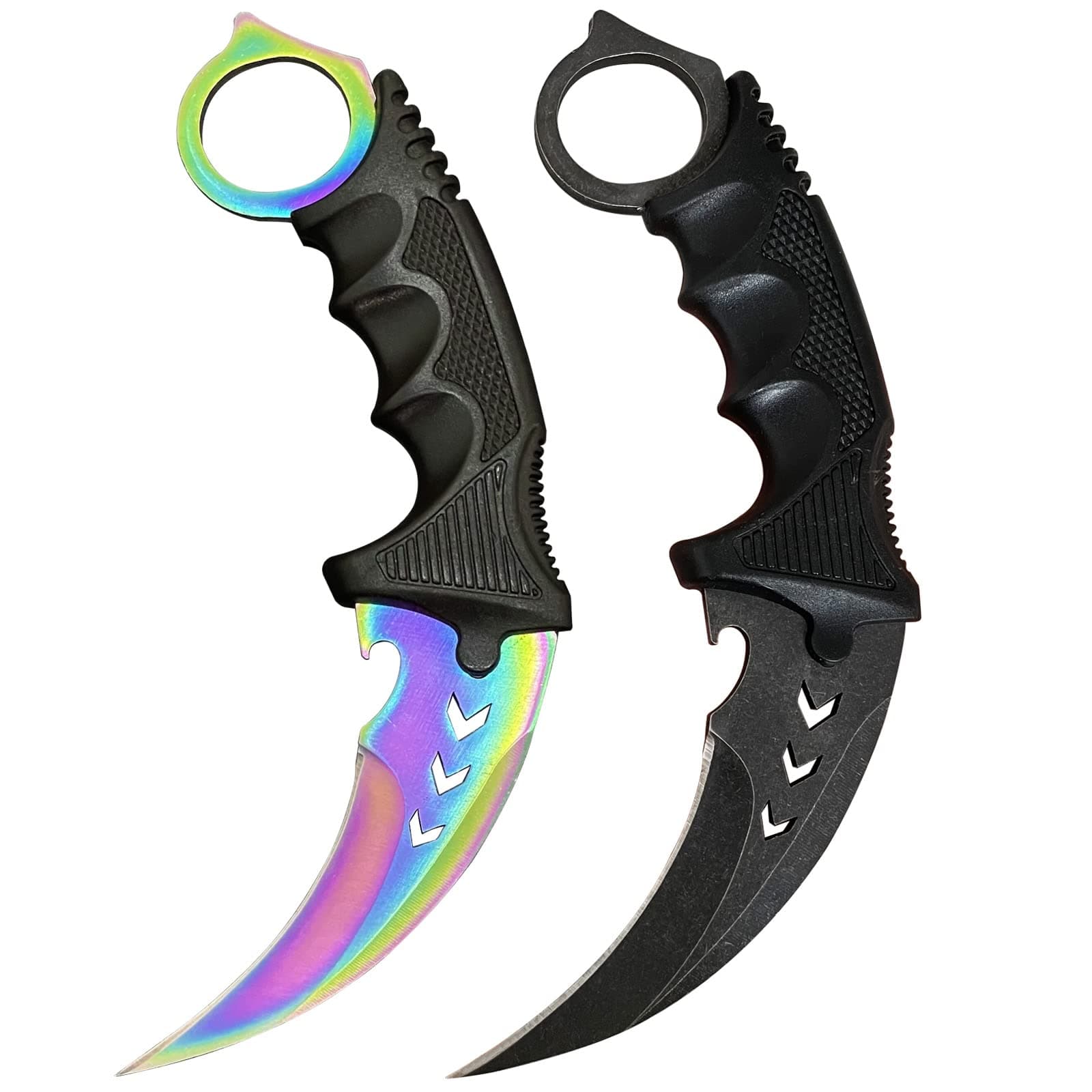 Karambit Knife Fixed Blade Knife Karambit Knife with Sheath and Cord Suitable for Hunting Camping Field Survival and Collection(BKCO)